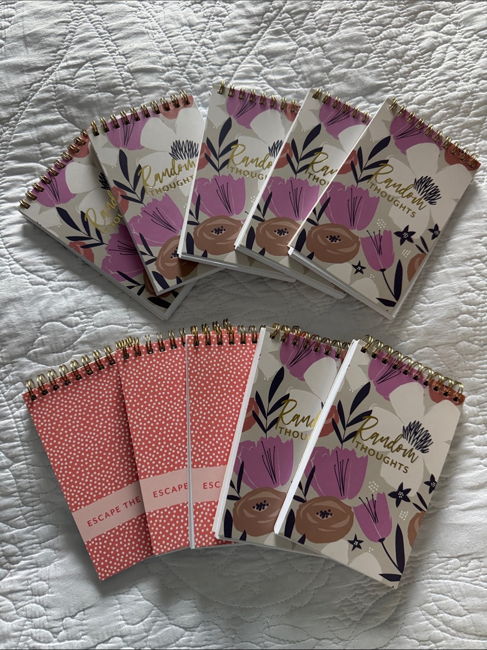 NEW 10 small spiral bound notebooks
